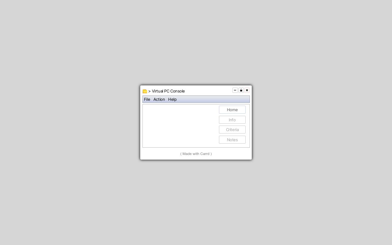 Virtual PC Console